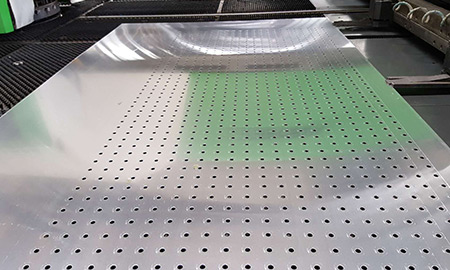 Perforated aluminum sheet 1,3,5 series